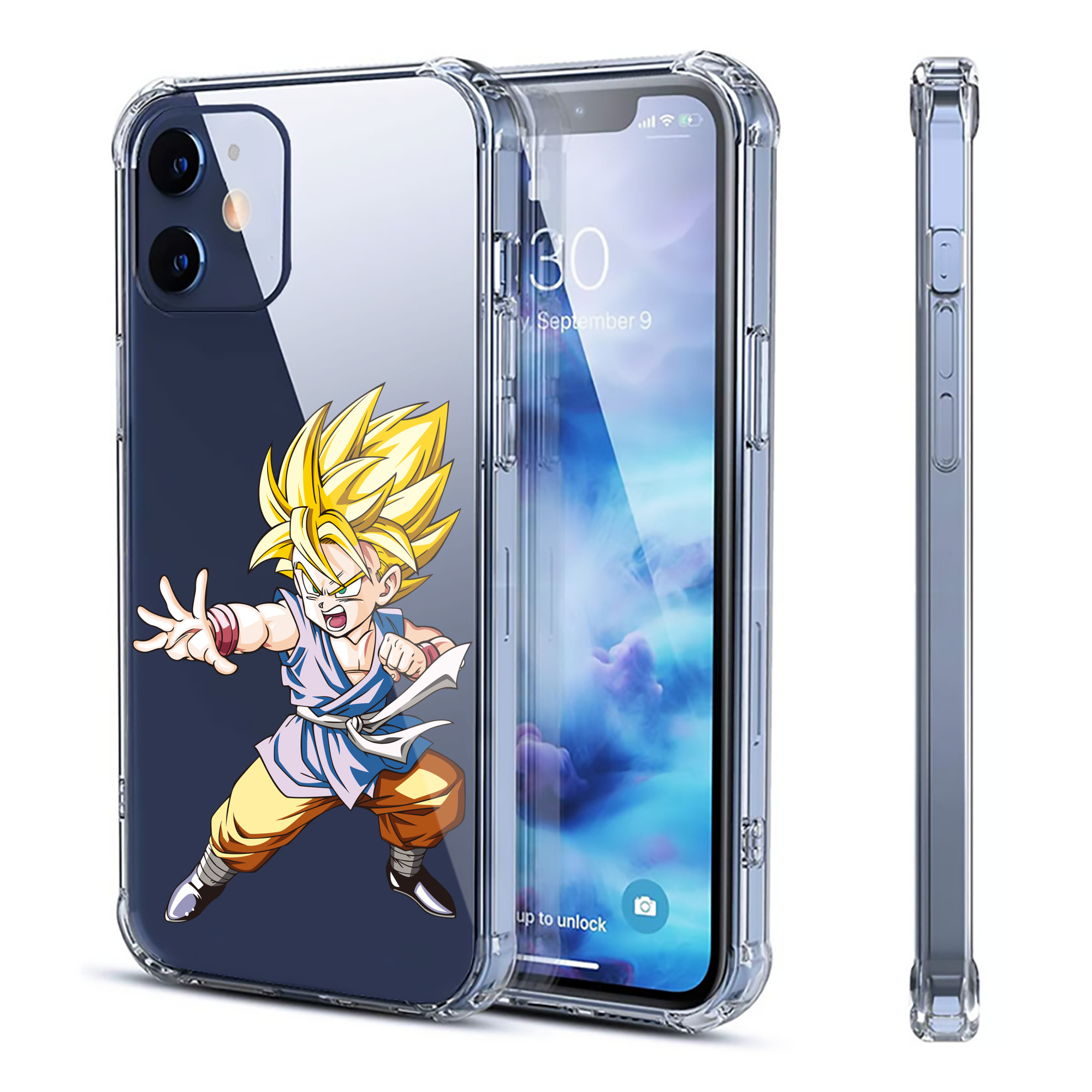 （画像用） ドラゴンボール ベジット DRAGON BALL Vegetto 【iPhone 12シリーズ対応】透明スマホケース（クリアソフトケース）